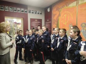Наши кадеты в преддверии Дня образования российской полиции посетили музей истории МВД по Республике Коми.