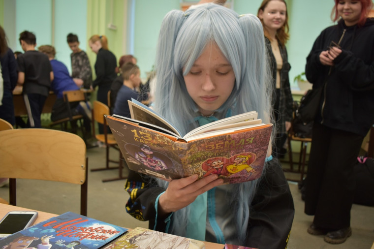14 апреля в нашей школе в рамках школьного фестиваля популярной культуры FanFest18 прошла встреча клуба любителей манги и комиксов!.