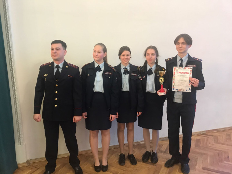 Команда нашей школы стала победителем в Первом муниципальном конкурсе отрядов юных инспекторов движения «Это важно!».